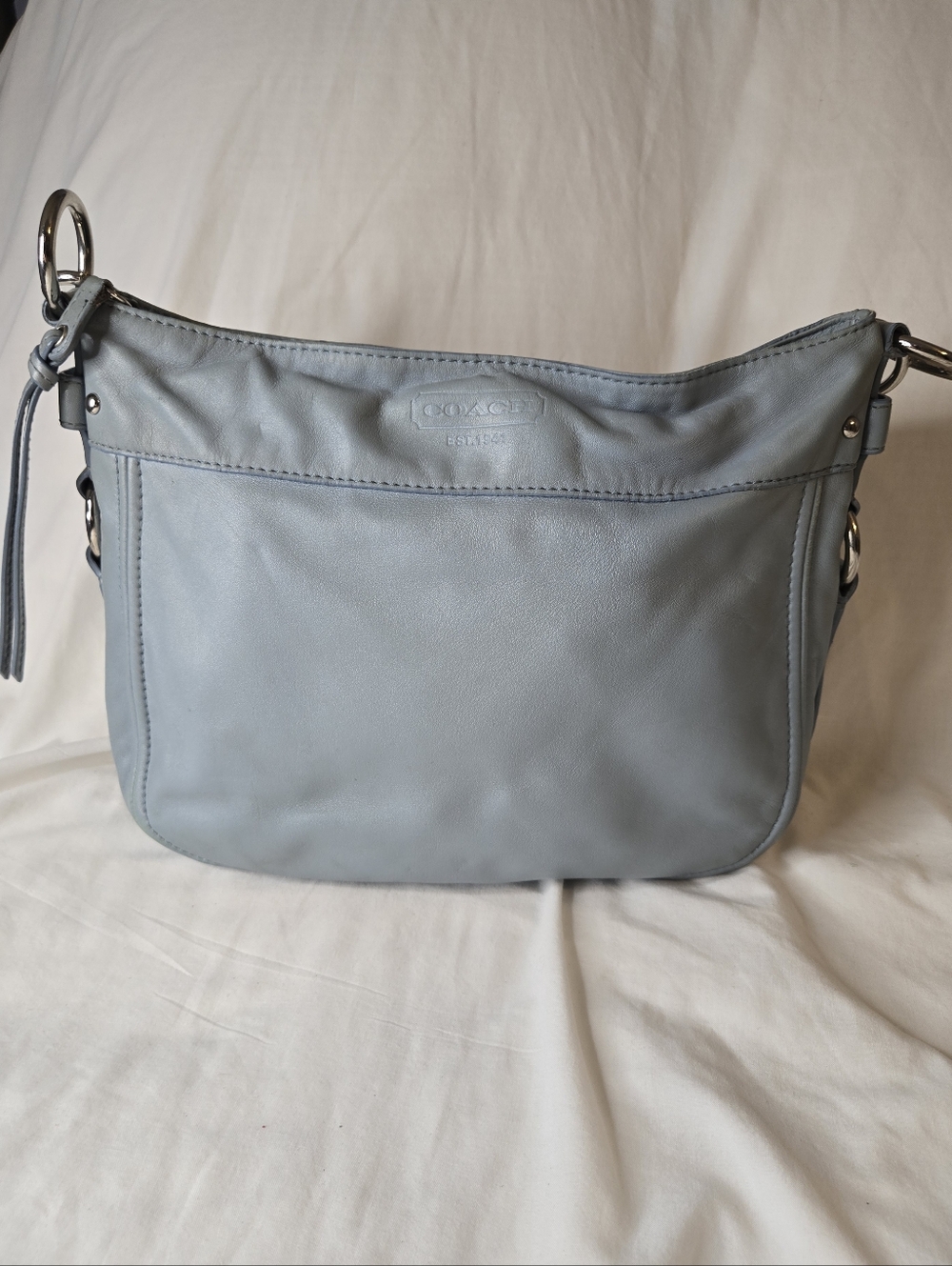 Coach 14707 Pale Blue Zoe Hobo